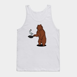 Skillet Bear (Color) Tank Top